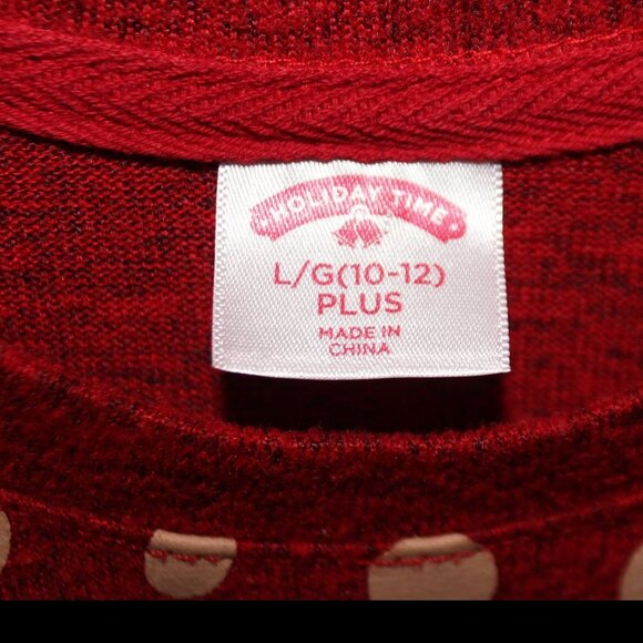 Holiday Time Reindeer Child's Red Top - Picture 6 of 12